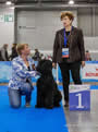 Adam Racy Style CHERNAYA ZHEMCHUZHINA (BLACK PEARL) - THE BEST OF BREED BABY OF THE INTERNATIONAL EXHIBITION - THE RUSSIA! THE BEST BABY BITCH OF RUSSIAN BLACK TERRIER BREED OF THE INTERNATIONAL EXHIBITION - THE RKF PRESIDENT'S CUP!